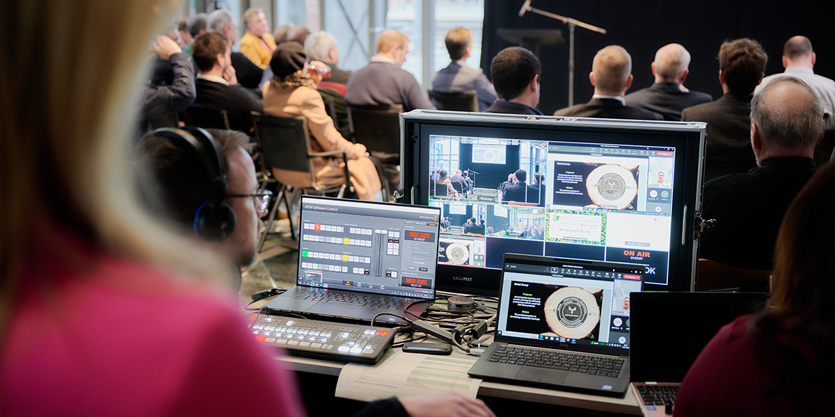 The Wood Innovation Day was broadcast online via livestream. More than 300 users were in the stream.